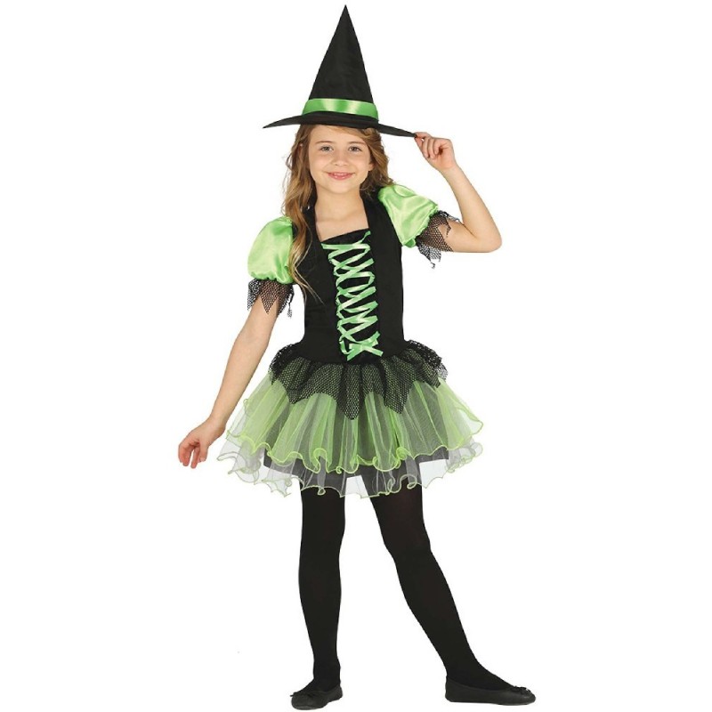 DISFRAZ BRUJITA VERDE TUTU 10-12 AÑOS