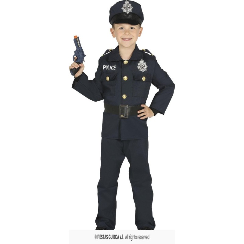 DISFRAZ POLICIA, INFANTIL, 7 – 9 Años