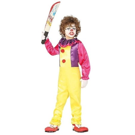 DISFRAZ DE PAYASO ASESINO MALEFICO 10-12