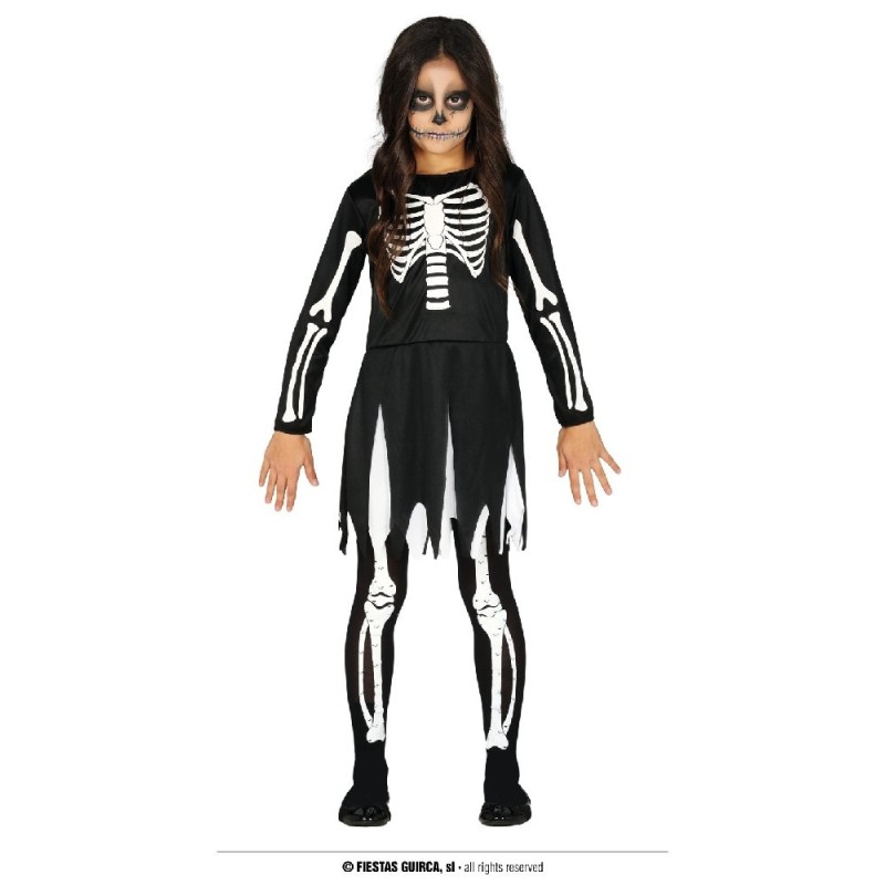 DISFRAZ ESQUELETO SKELETON 10-12 AÑOS