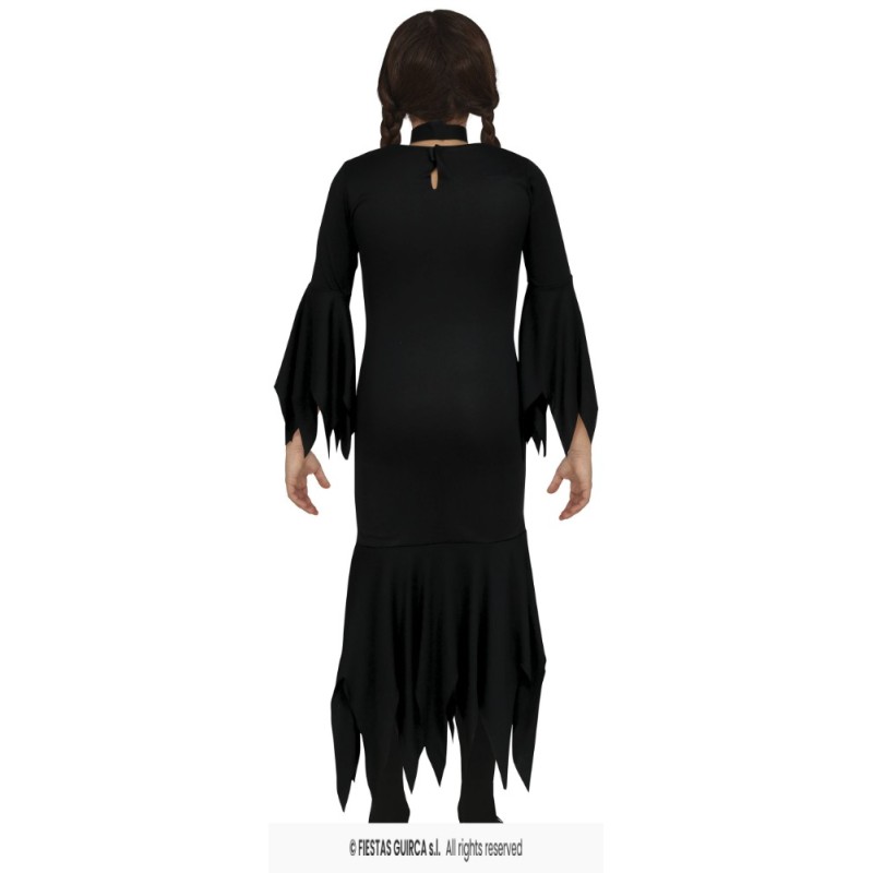 DISFRAZ MORTICIA LADY MONSTER 10-12 Años