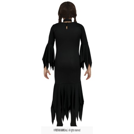 DISFRAZ MORTICIA LADY MONSTER 10-12 Años