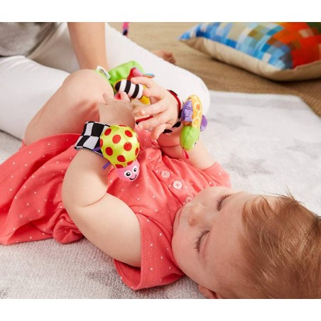 SONAJEROS MUÑECA Y CALCETINES LAMAZE