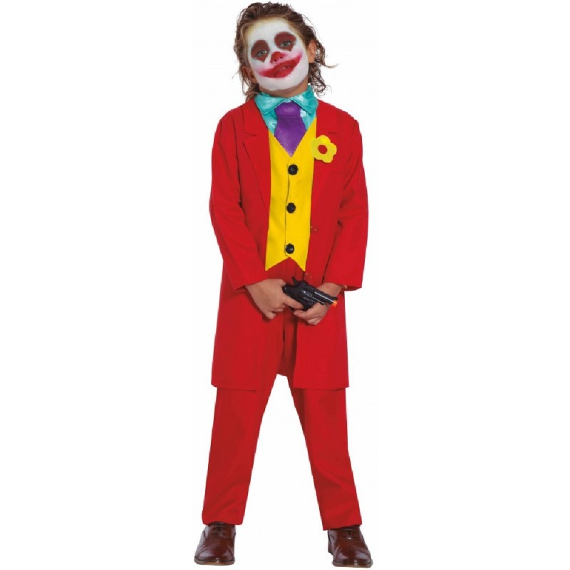 DISFRAZ JOKER ROJO MR SMILE 10-12 Años
