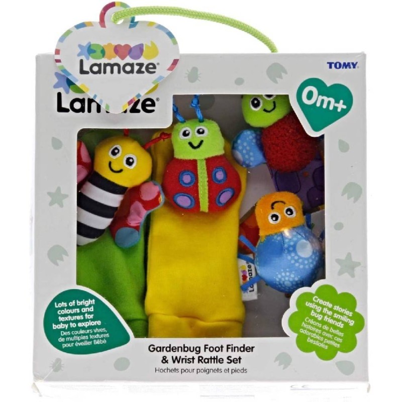 SONAJEROS MUÑECA Y CALCETINES LAMAZE