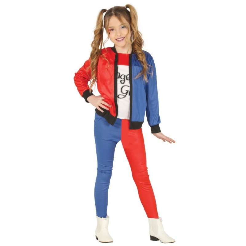 DISFRAZ HARLEYQUIN DANGEROUS 7-9 Años