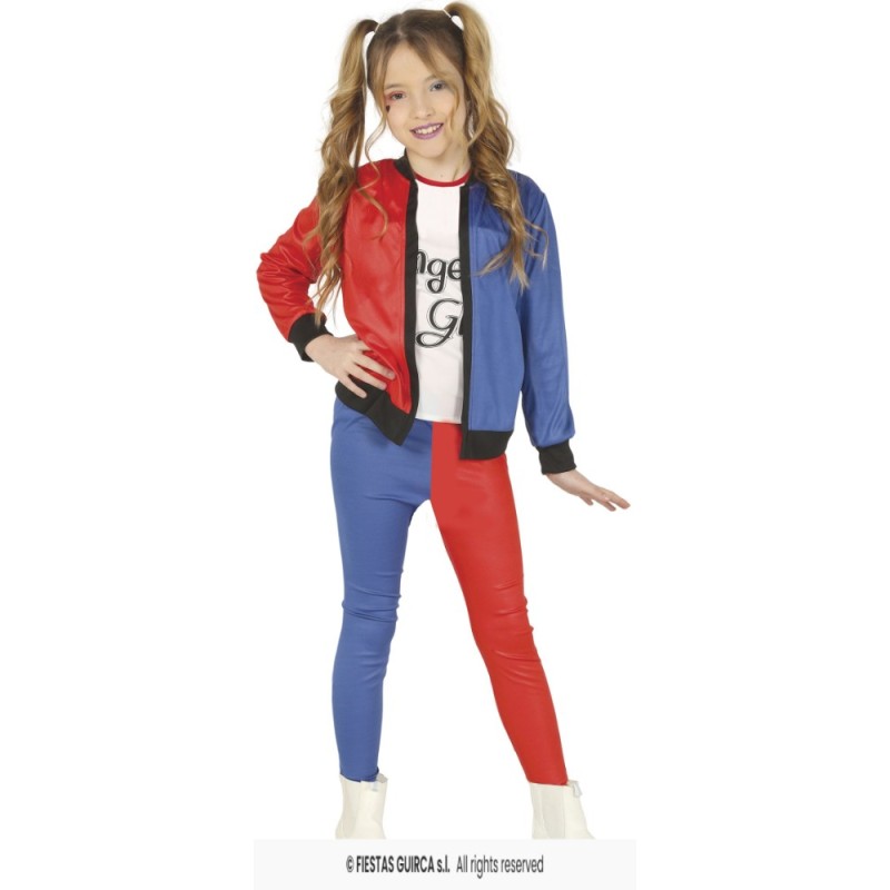 DISFRAZ HARLEYQUIN DANGEROUS 7-9 Años