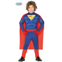 DISFRAZ SUPERHEROE MUSCULOSO 7-9 AÑOS