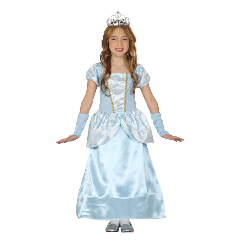 DISFRAZ PRINCESA AZUL  3-4 Años