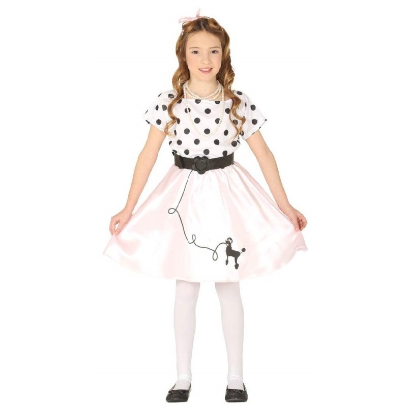 DISFRAZ PIN UP AÑOS 50 INFANTIL 10-12 AÑ
