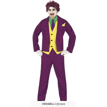 DISFRAZ JOKER CRAZY VILLAIN (L)