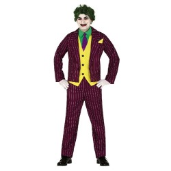 DISFRAZ JOKER CRAZY VILLAIN (M)