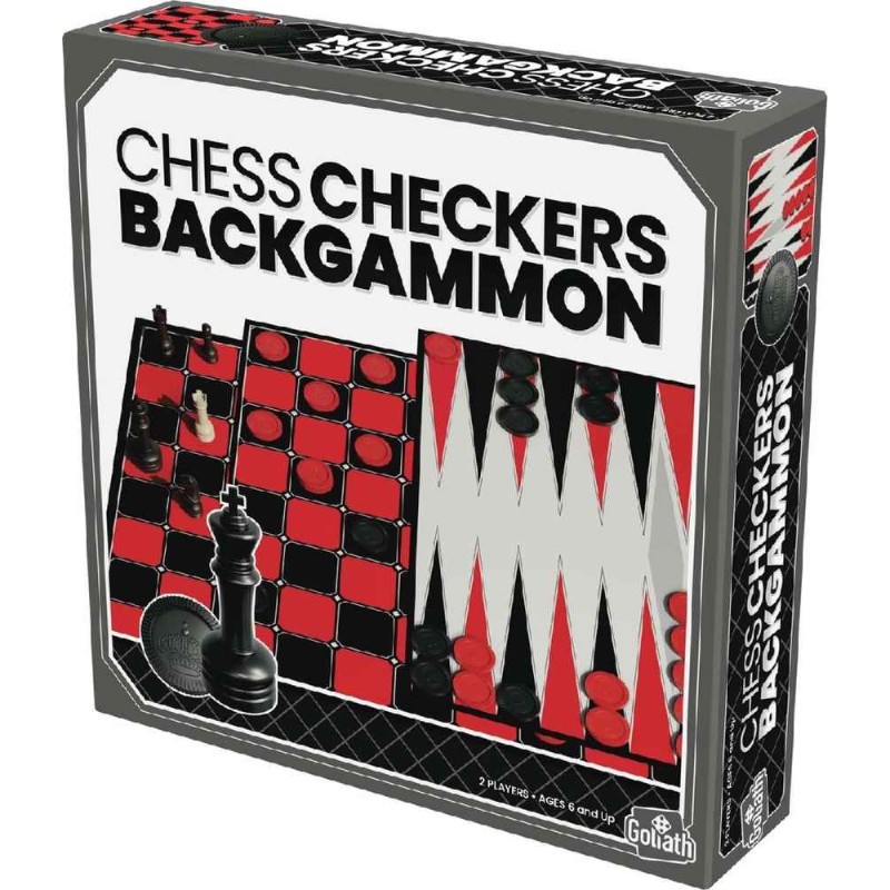 3EN1 JUEGOS - AJEDREZ BACKGAMMON DAMAS
