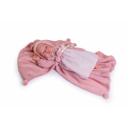MUÑECA RECIÉN NACIDA CON FALDÓN