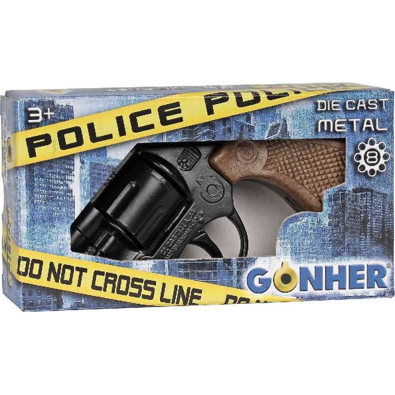 PISTOLA  REVOLVER POLICIA METAL 8 FULMIN