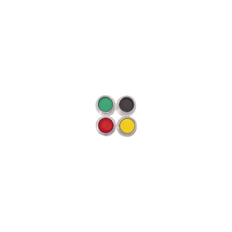 PALETA 4 COLORES GRIMAS- NEGRO ROJO AMAR