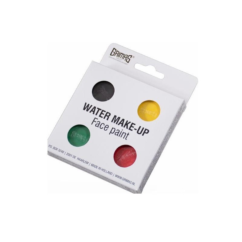 PALETA 4 COLORES GRIMAS- NEGRO ROJO AMAR