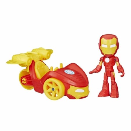 SPIDEY SET FIGURA Y VEHICULO IRON-MAN RA