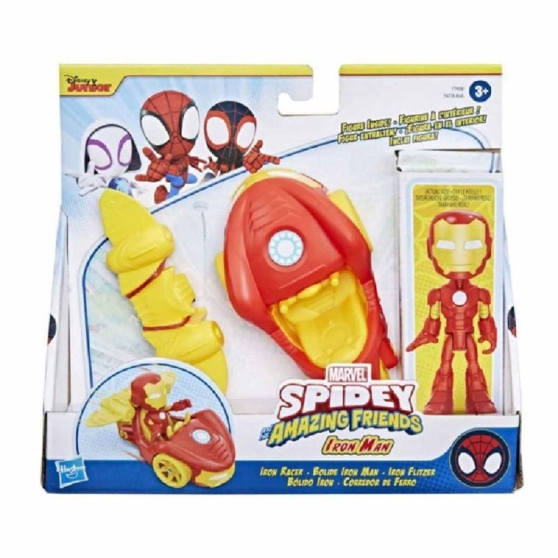 SPIDEY SET FIGURA Y VEHICULO IRON-MAN RA