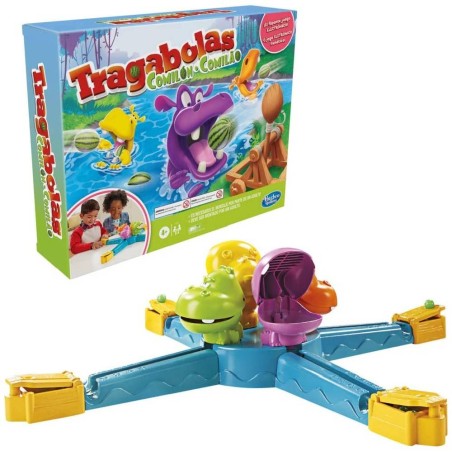 JUEGO TRAGABOLAS HIPPOS LAUNCHERS