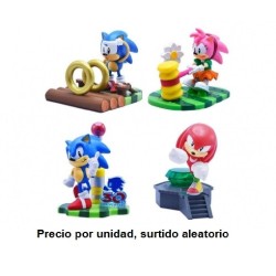 FIGURA SORPRESA SONIC 8 CM CON DIORAMA P