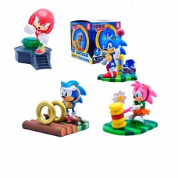 FIGURA SORPRESA SONIC 8 CM CON DIORAMA P 2