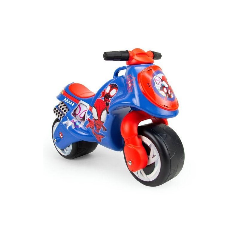 Moto correpasillos spidey 