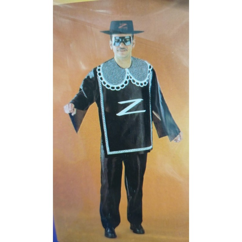 DISFRAZ ZORRO ADULTO T. UNICA L