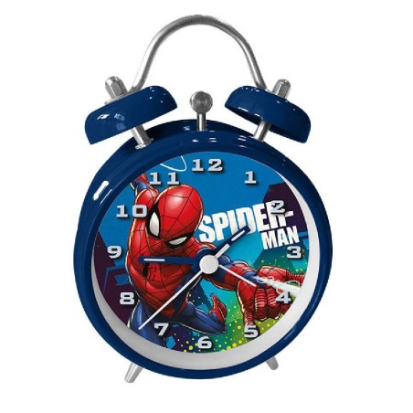 RELOJ DESPERTADOR CAMPANAS SPIDERMAN