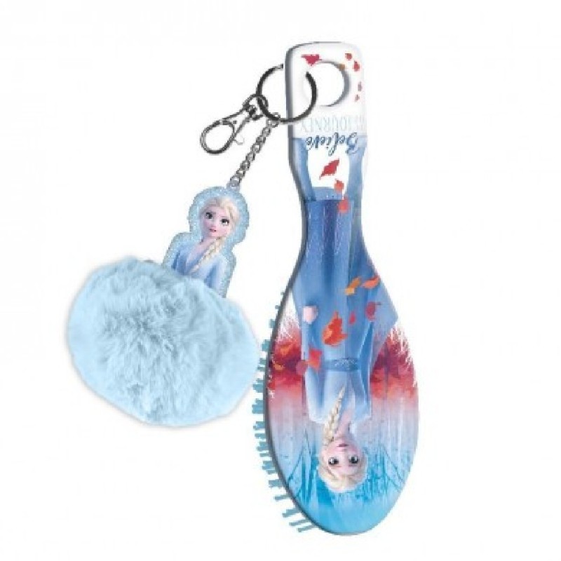 LLAVERO CEPILLO PELO POM POM FROZEN