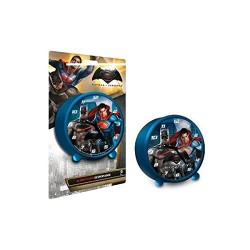 DESPERTADOR REDONDO 9 CM BATMAN VS SUPER
