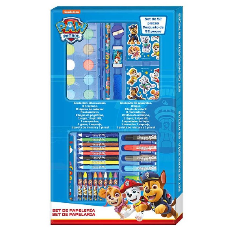 CAJA ARTE 52UDS.  PAW  PATROL ESTUCHE MA