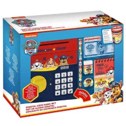 HUCHA DIGITAL  PATRULLA CANINA CON RELOJ
