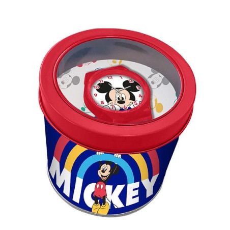 RELOJ ANALOGICO DE MICKEY EN CAJA DE ME