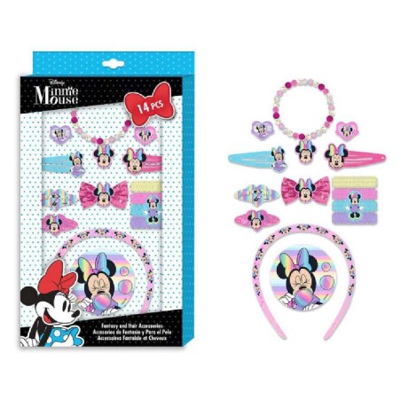 CAJA 14 ACCESORIOS PELO Y FANTASIA MINNI