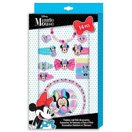 CAJA 14 ACCESORIOS PELO Y FANTASIA MINNI