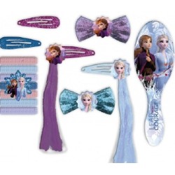 SET 14 ACCESORIOS P/PELO CON CEPILLO FRO 2