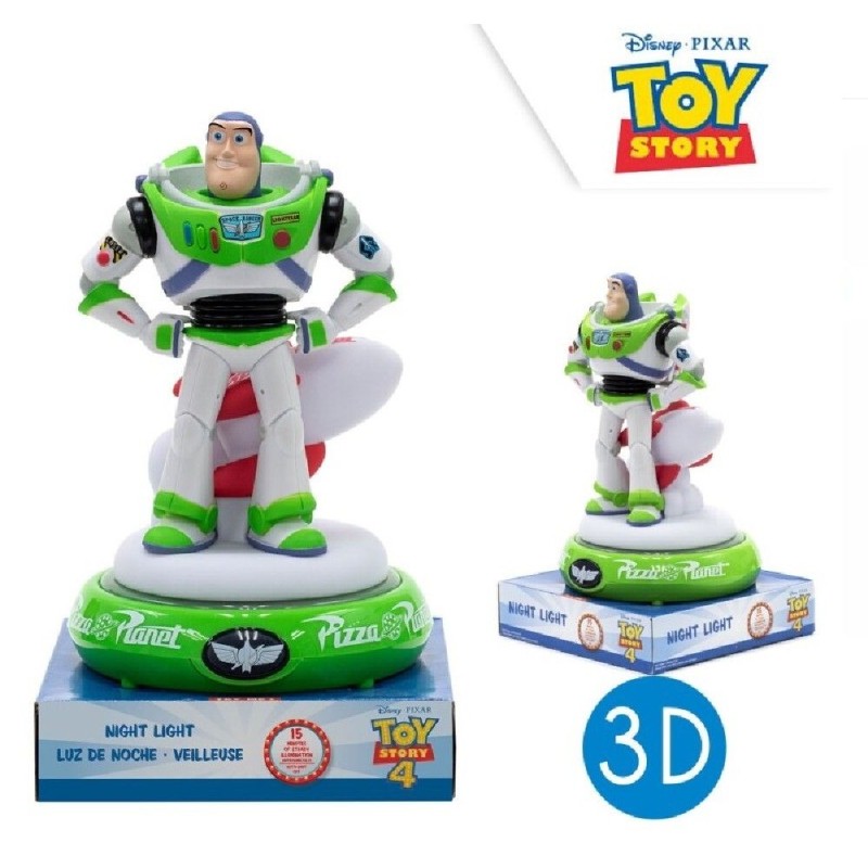 LAMPARA DE NOCHE FIGURA 3D BUZZ LIGHT YE