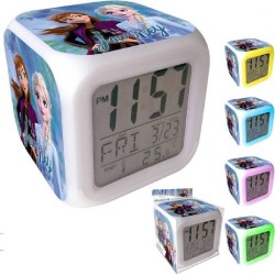 RELOJ DIGITAL CON ALARMA FROZEN 2C