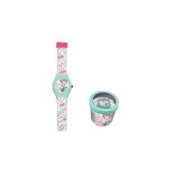RELOJ ANALOGICO EN CAJA DE METAL MINNIE 