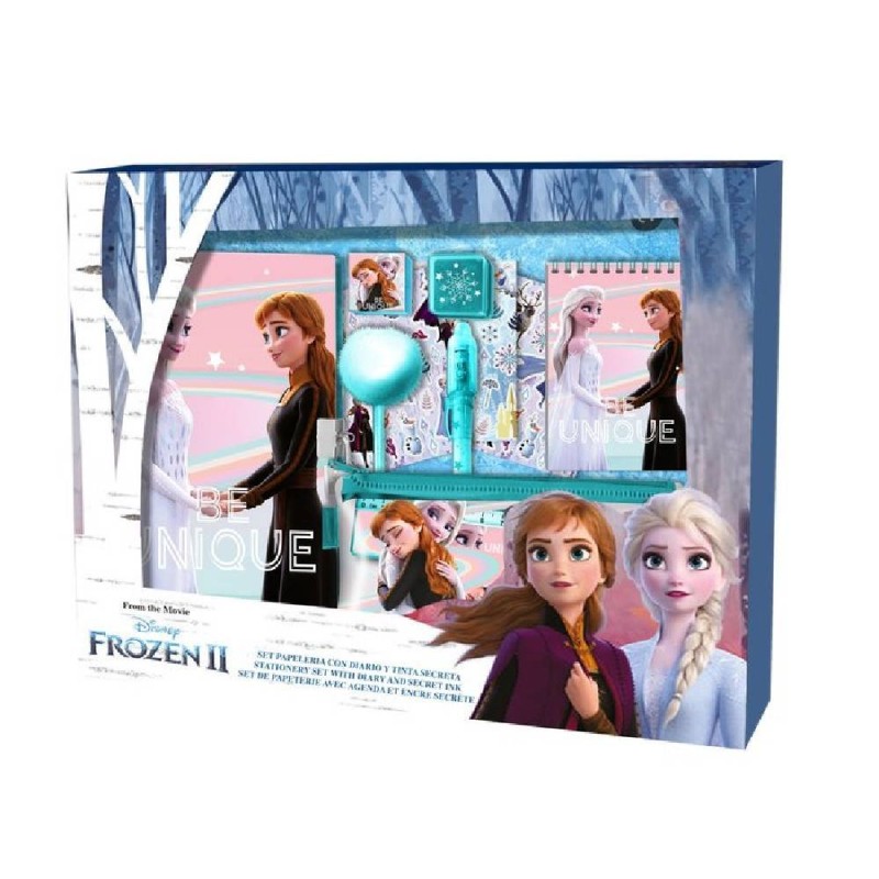 SET DE PAPELERIA STICKERS FROZEN 2