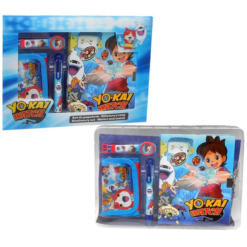 SET PAPELERIA LENTICULAR YO-KAI WATCH