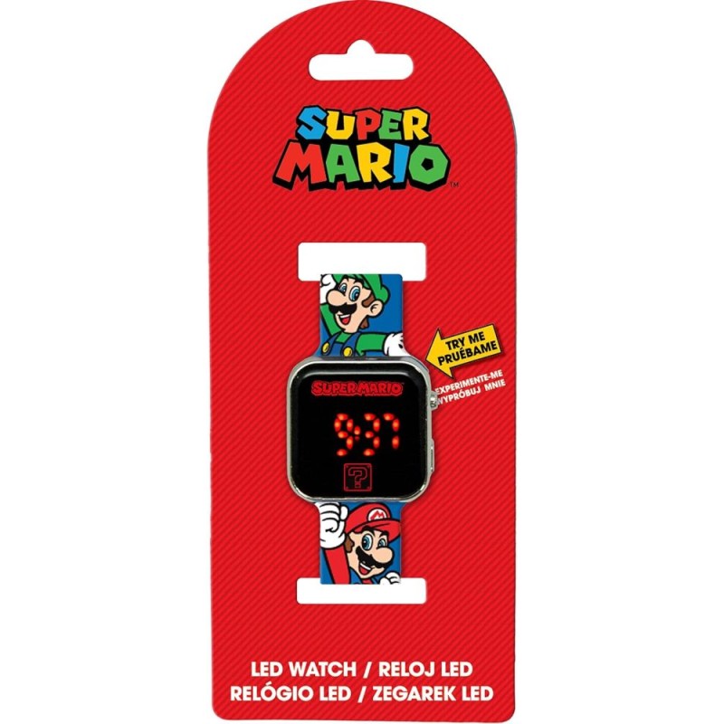 Reloj Led Super Mario