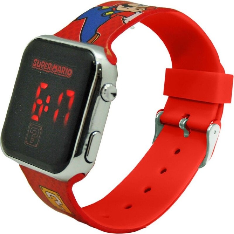RELOJ LED SUPER MARIO