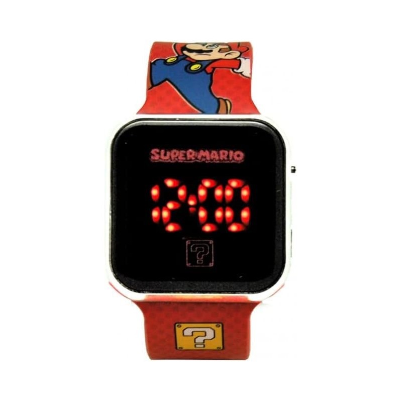 RELOJ LED SUPER MARIO