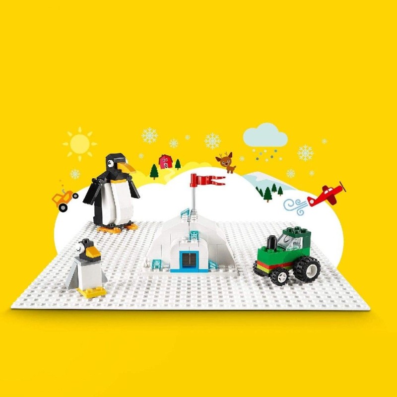 BASE BLANCA LEGO 11010
