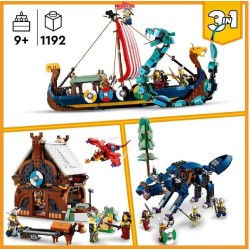 LEGO BARCO VIKINGO Y SERPIENTE MIDGARD - 2