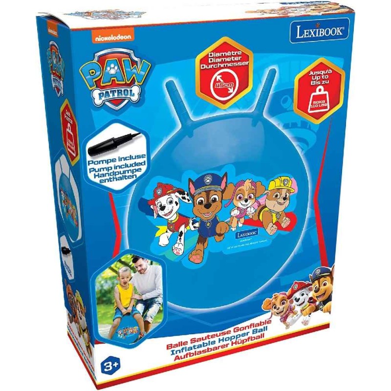 PELOTA SALTARINA HINCHABLE PAW PATROL