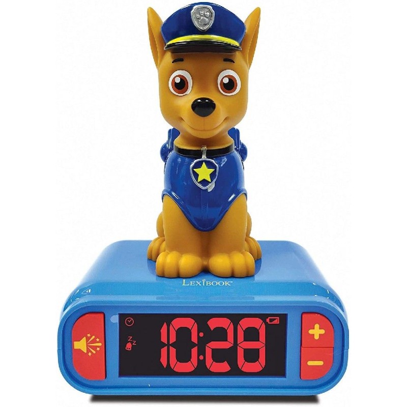 PAW PATROL DESPERTADOR DIGITAL CON LUZ