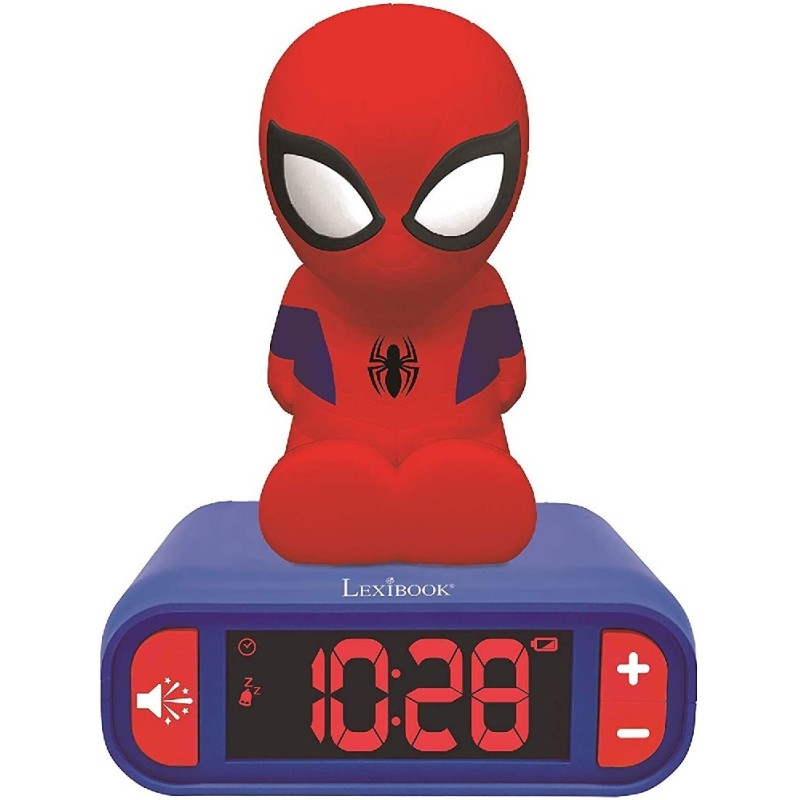SPIDERMAN DESPERTADOR DIGITAL CON LUZ